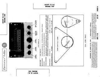 Scott 510 schematic circuit diagram
